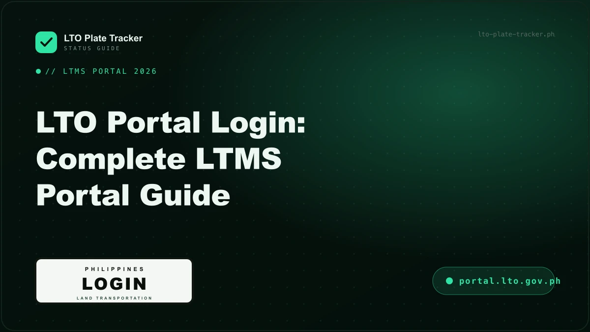 LTO Portal Login 2026 complete LTMS portal guide LTO Portal Login 2026 complete LTMS portal guide